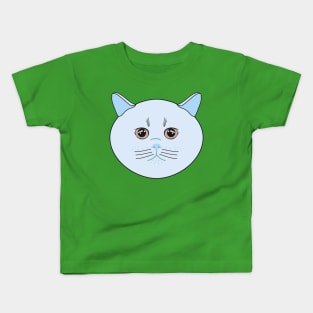 cool blue cat Kids T-Shirt